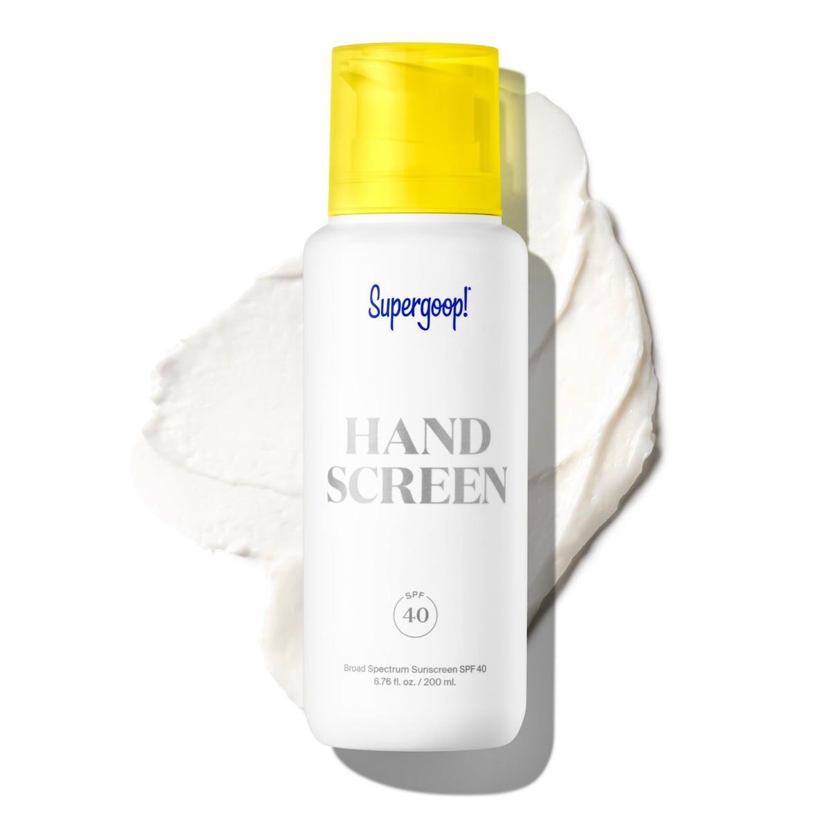 Supergoop Handscreen crema de manos con SPF 40, protección UV diaria.