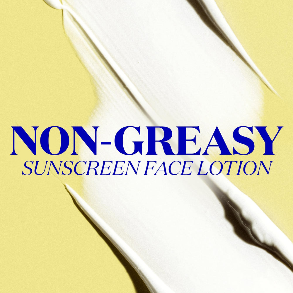 Supergoop PLAY acabado natural SPF50, sin residuo blanco.