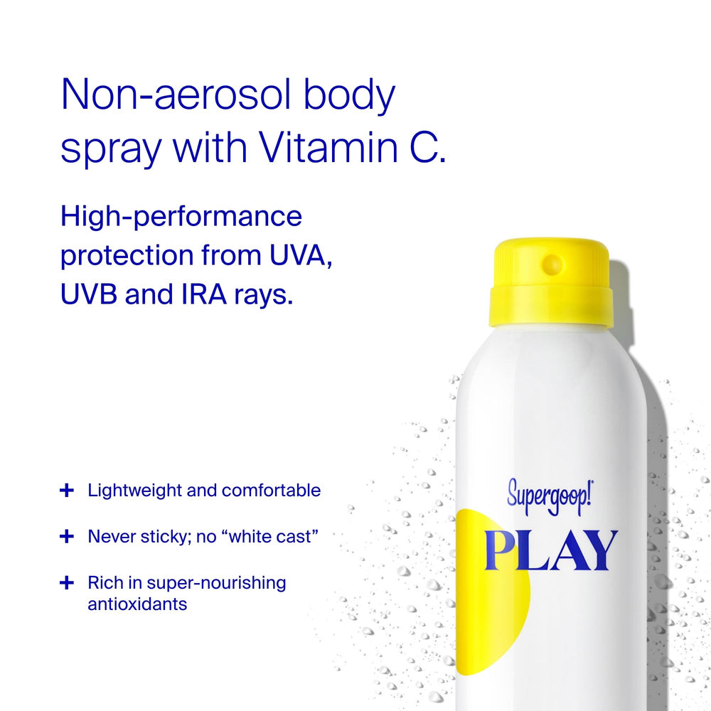 Supergoop PLAY SPF50, paquete de dos unidades para uso diario.