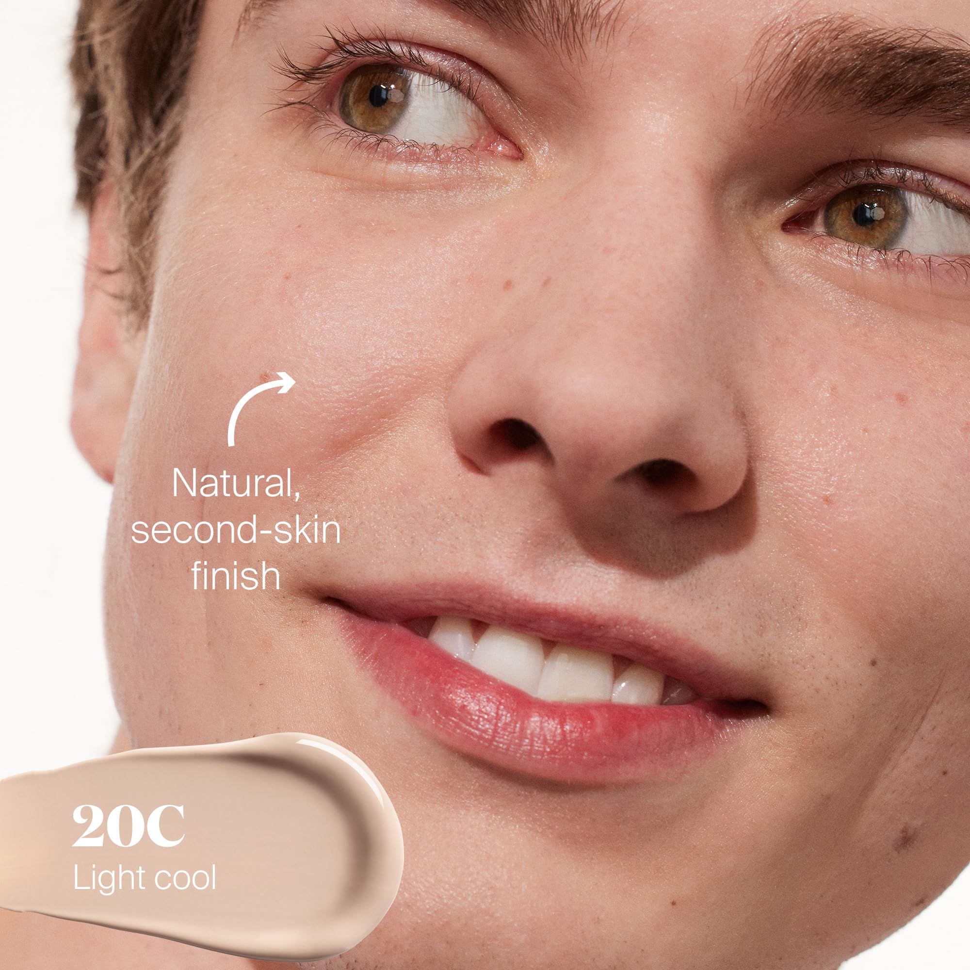 Acabado natural de Protec(tint) SPF50 en piel radiante