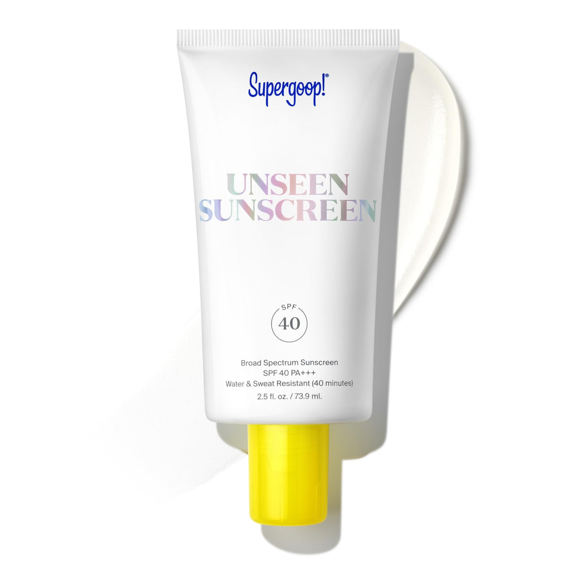 Supergoop Unseen Sunscreen protector solar invisible se integra con la piel sin dejar rastro