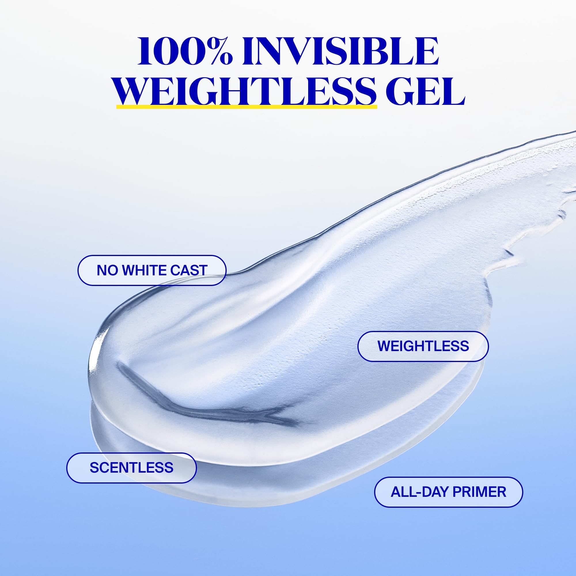 Supergoop Unseen Sunscreen, fórmula sin fragancia apta para piel sensible.