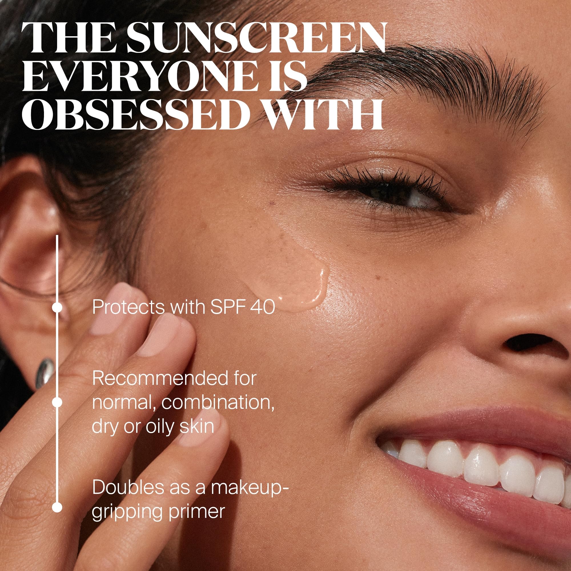 Supergoop! Unseen écran solaire, fini velouté prêt à adhérer au maquillage.