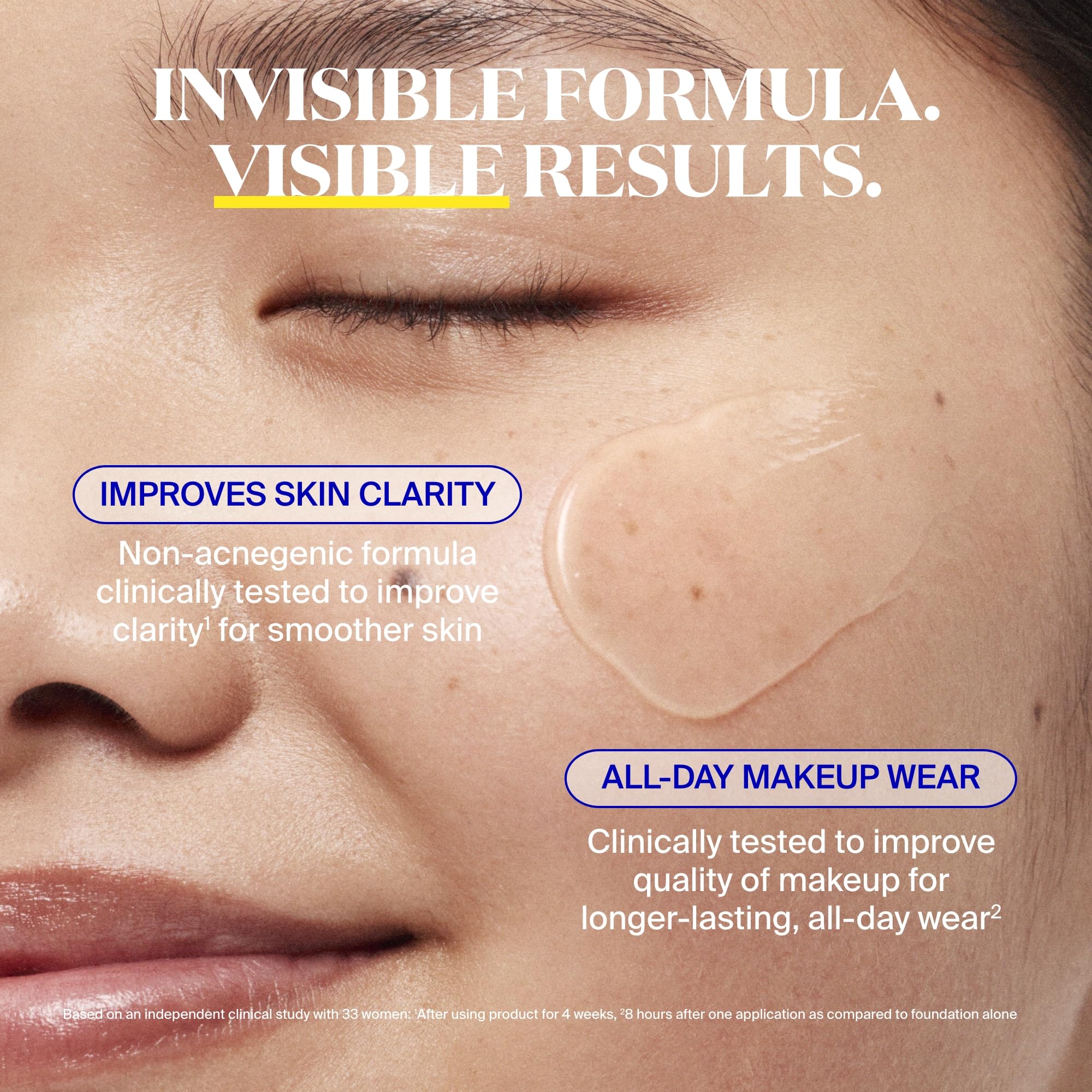 Supergoop Unseen primer invisible mejora la fijación del maquillaje.
