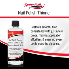 SuperNail diluyente esmalte: aplicación suave para capas uniformes