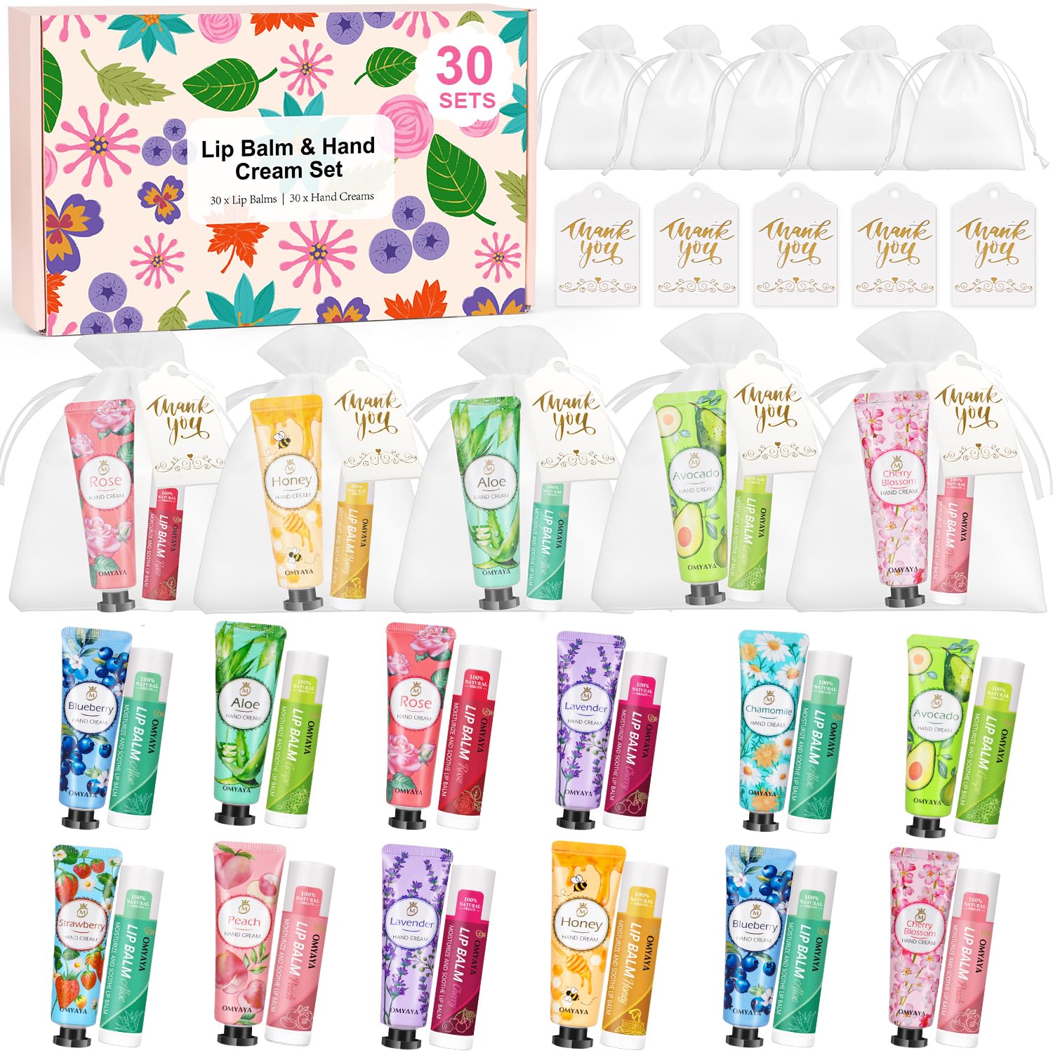 SUPERSUN bálsamo labial bulk: set de 120 piezas para regalos prácticos.