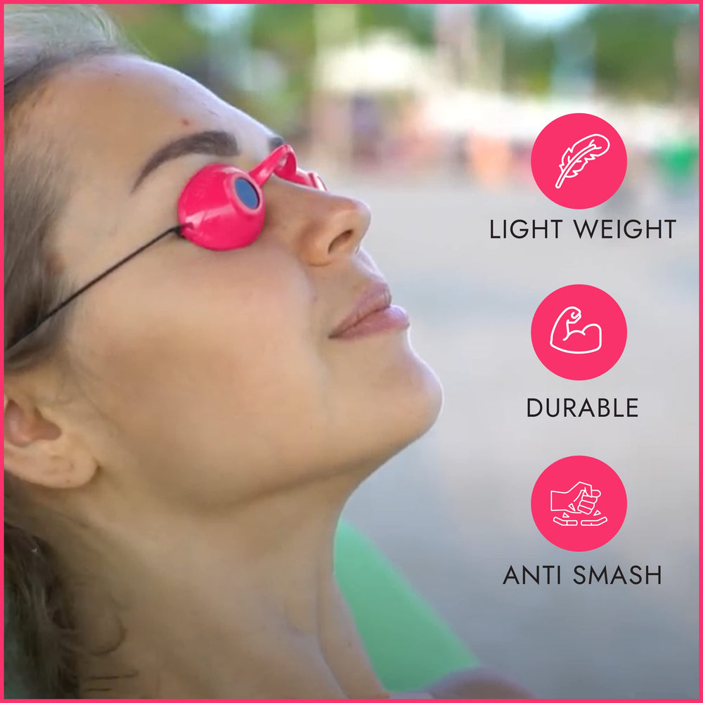 Proteccion ocular para tratamientos de luz con Super Sunnies
