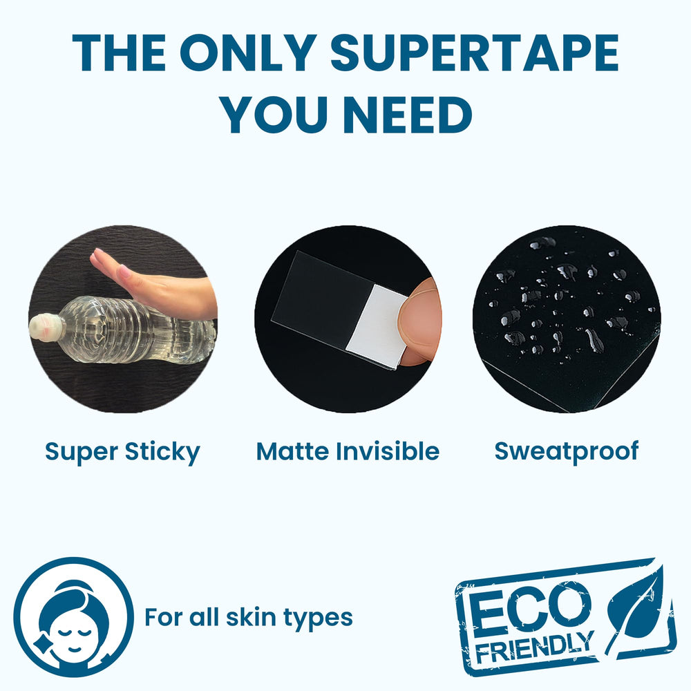 SUPERTAPE Contour LF, uso profesional, adecuada para actores y efectos especiales.