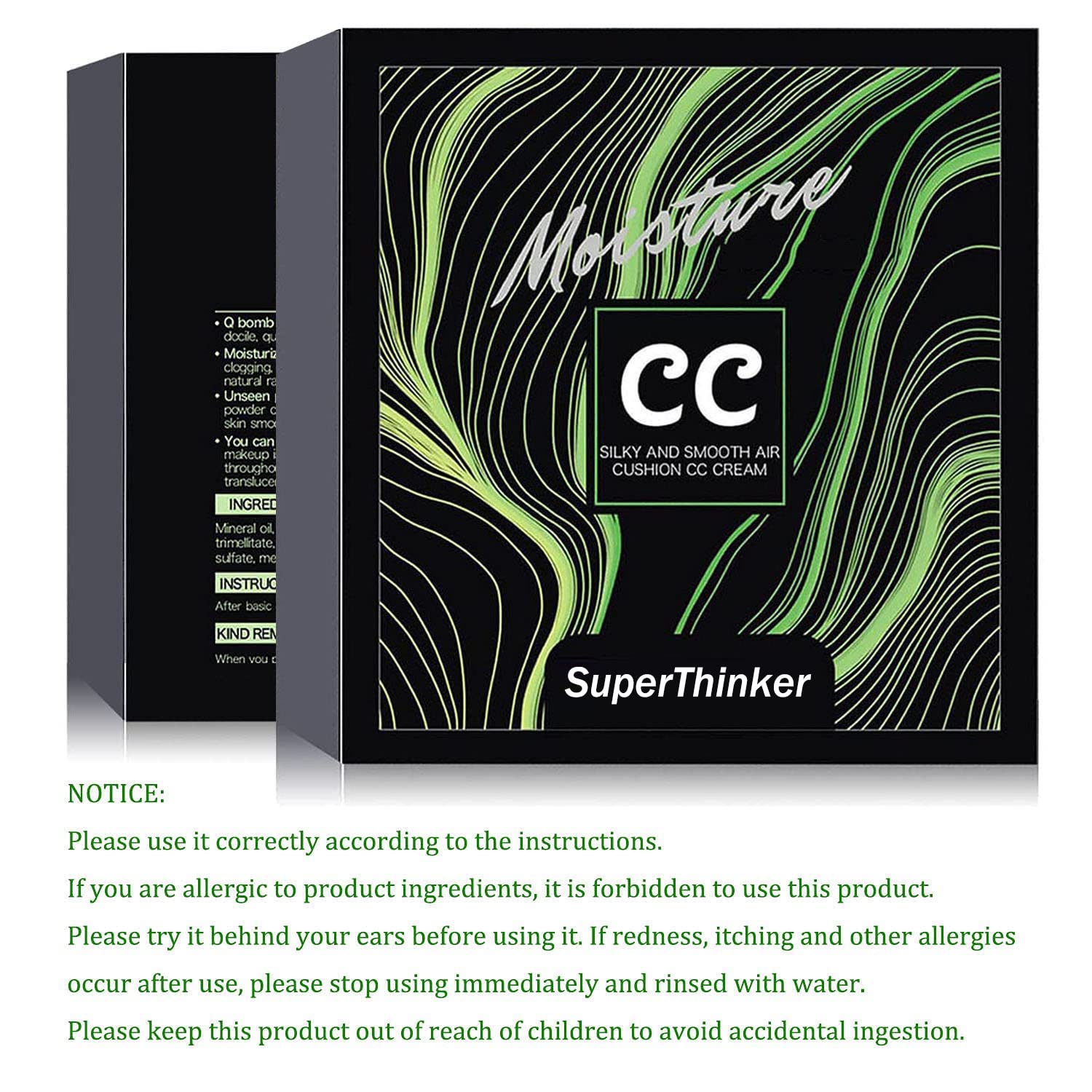 Esponja elástica de la Air Cushion CC Cream facilita la aplicación.