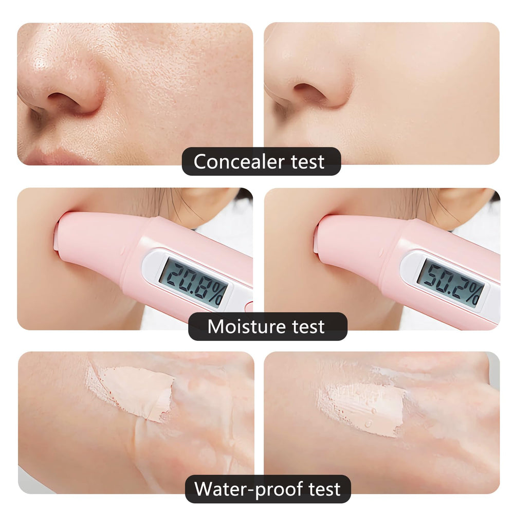 Tattoo cover-up effect with SuperThinker Air Cushion CC Cream on skin.