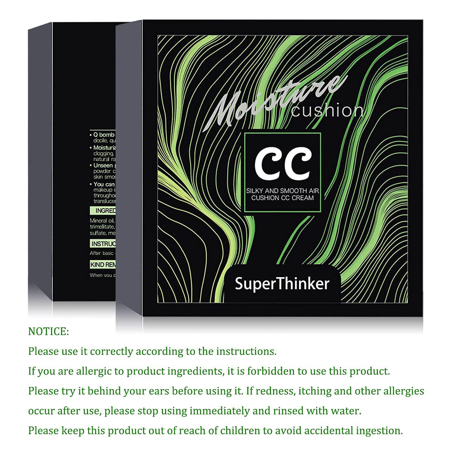 SuperThinker CC Cream tono marfil para piel clara.