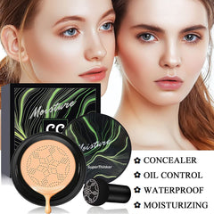 Cobertura uniforme de la Crema CC SuperThinker que oculta imperfecciones.