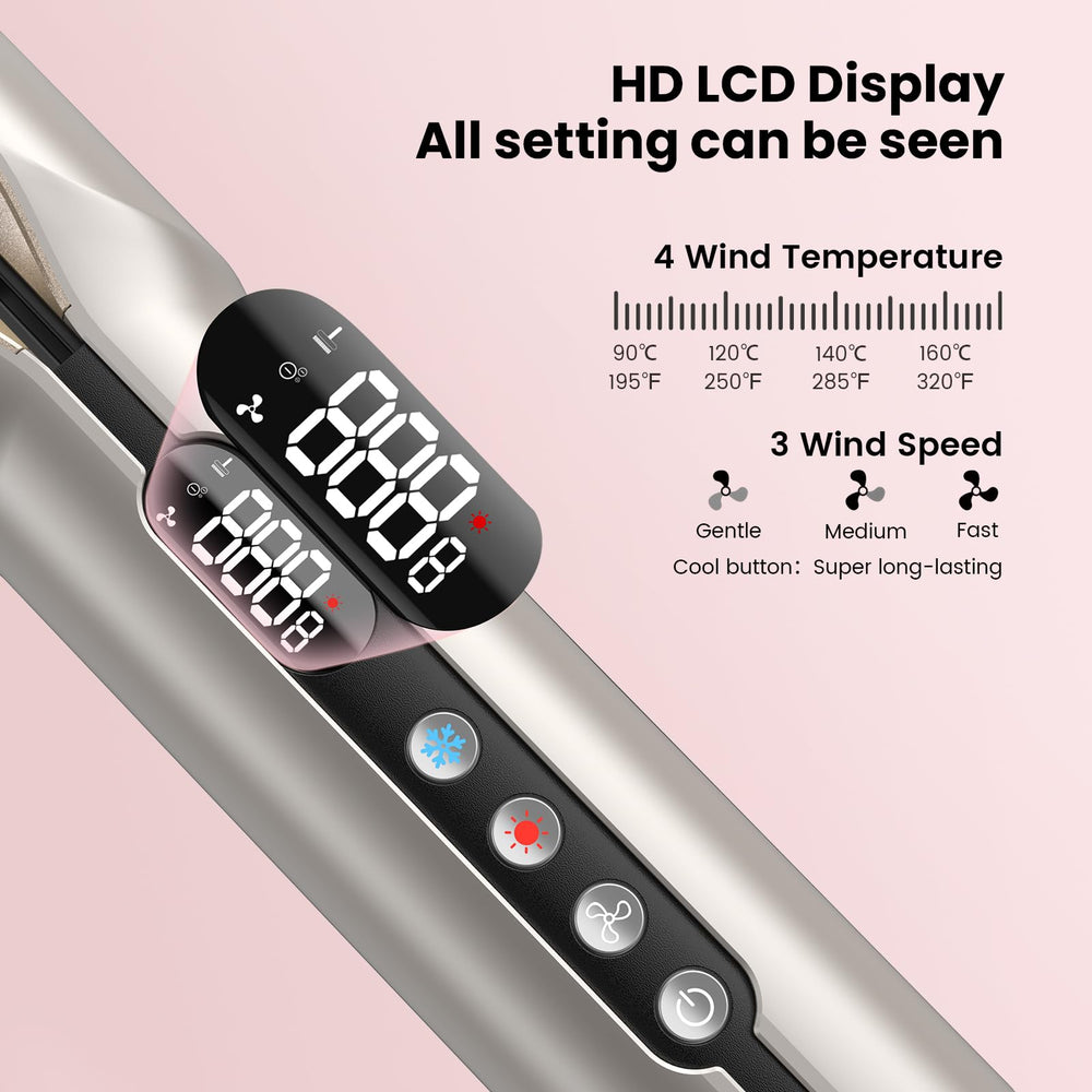 SUPGALIY temperatura ajustable para distintos tipos de cabello.