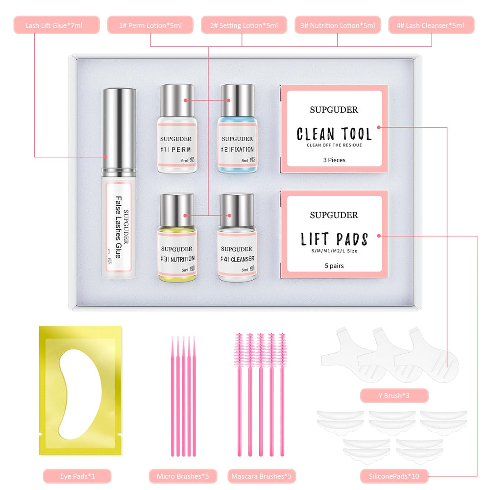 SUPGUDER herramientas: cepillos y pinceles para aplicar productos con control.