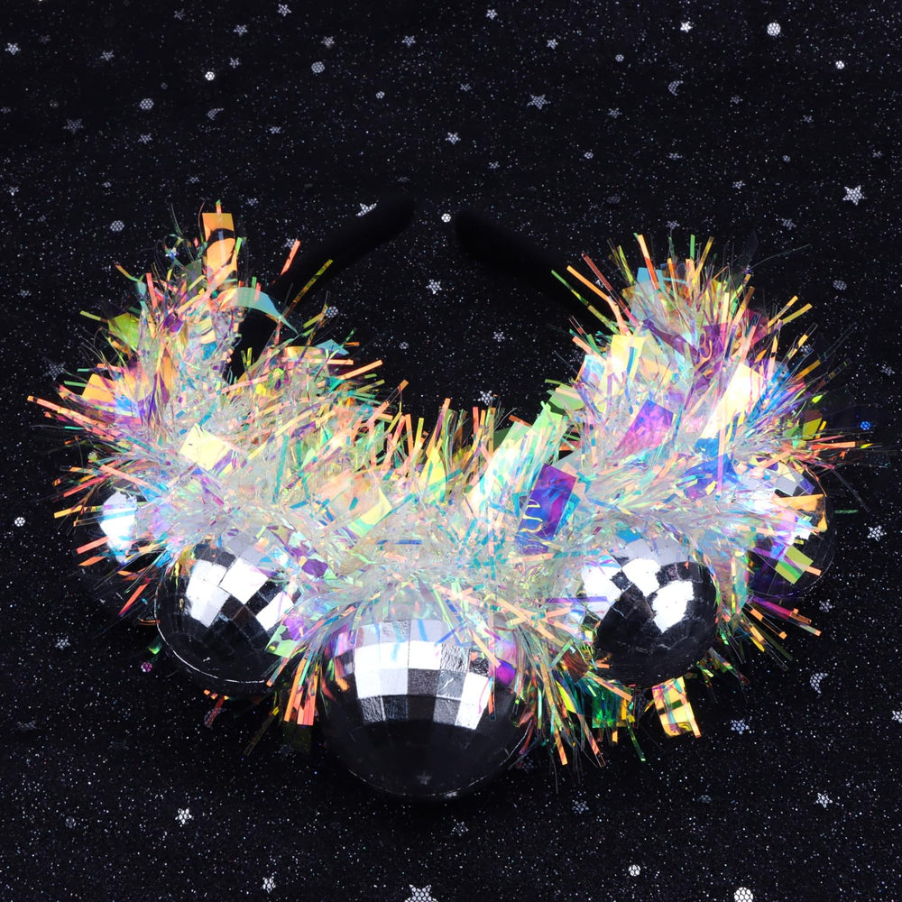 SuPoo diadema disco para cabinas de fotos y recuerdos brillantes