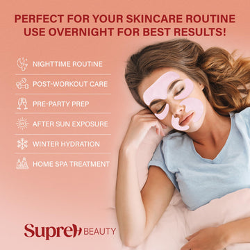 Parche SupreH para líneas de sonrisa, mejora la hidratación localizada.
