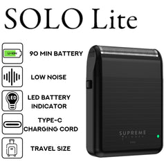 Supreme Trimmer Solo Lite: afeitado suave ideal para barba y bigote