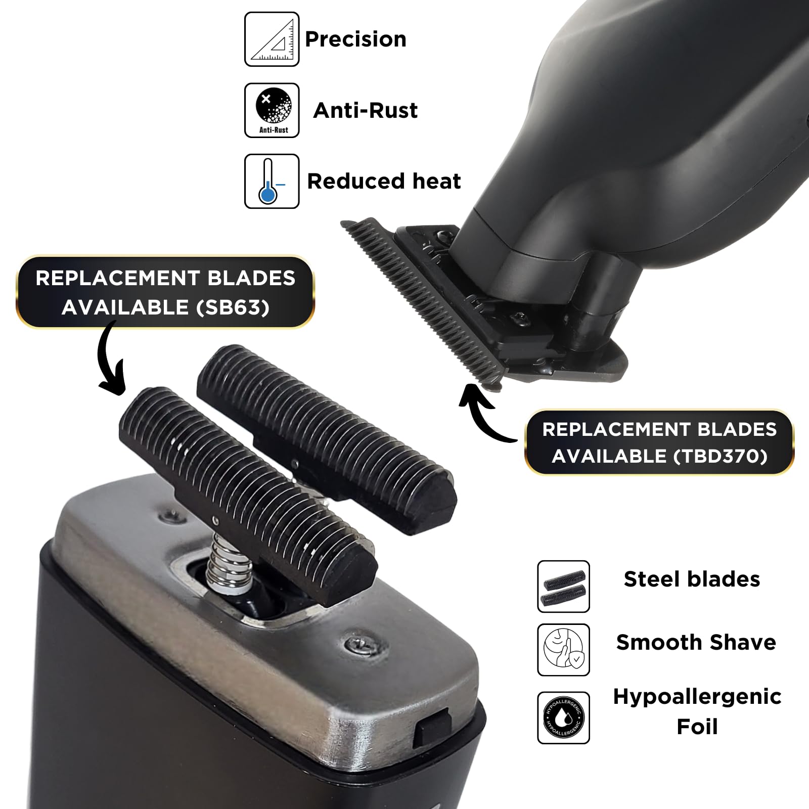 STF602 Shaver batería larga para sesiones extendidas