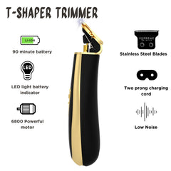 Supreme Trimmer T Shaper autonomía de 90 minutos para uso prolongado