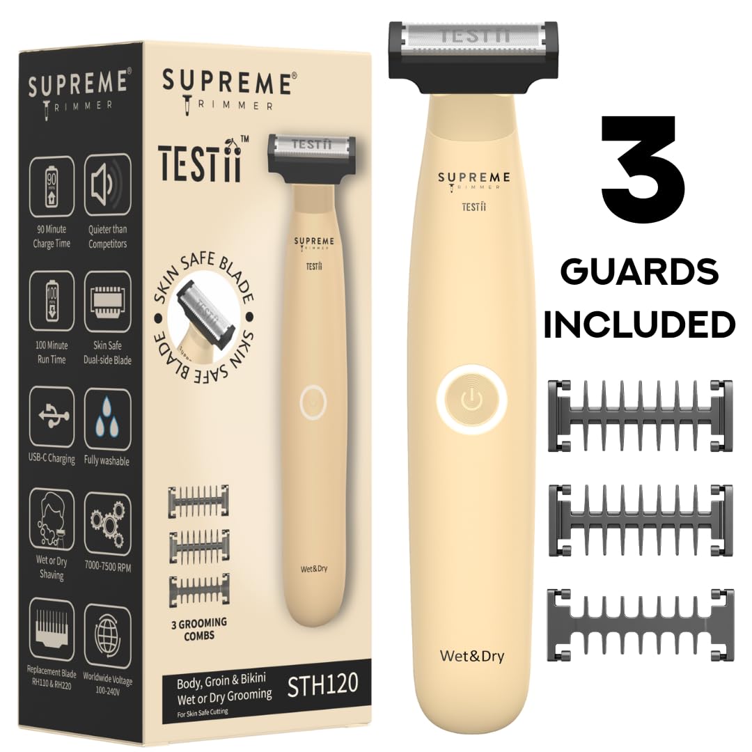 Supreme Trimmer Testii STH120 agarre-ergonomico: manejo cómodo y preciso