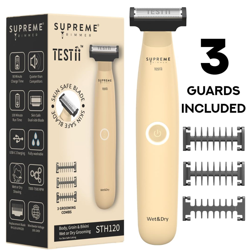 Supreme Trimmer Testii STH120 agarre-ergonomico: manejo cómodo y preciso