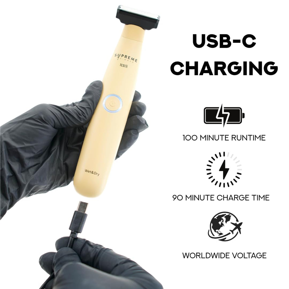 Supreme Trimmer Testii STH120 carga-usb-c: recarga rápida para cuidado personal