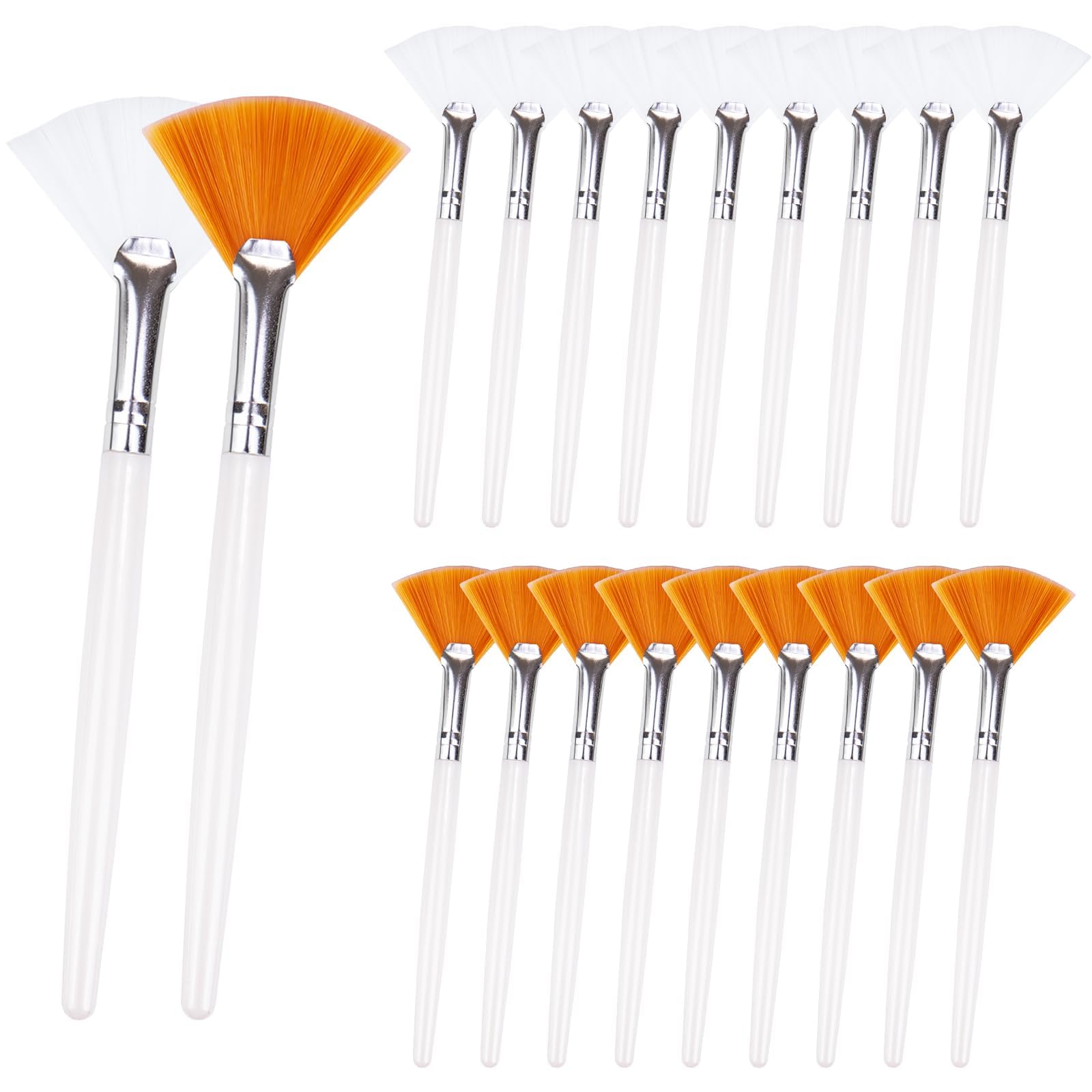 Brocha abanico de Suptizizkz con empaque individual, ideal para viajar.