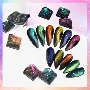 SUPWEE colección de esmaltes gel ojo de gato en colores variados
