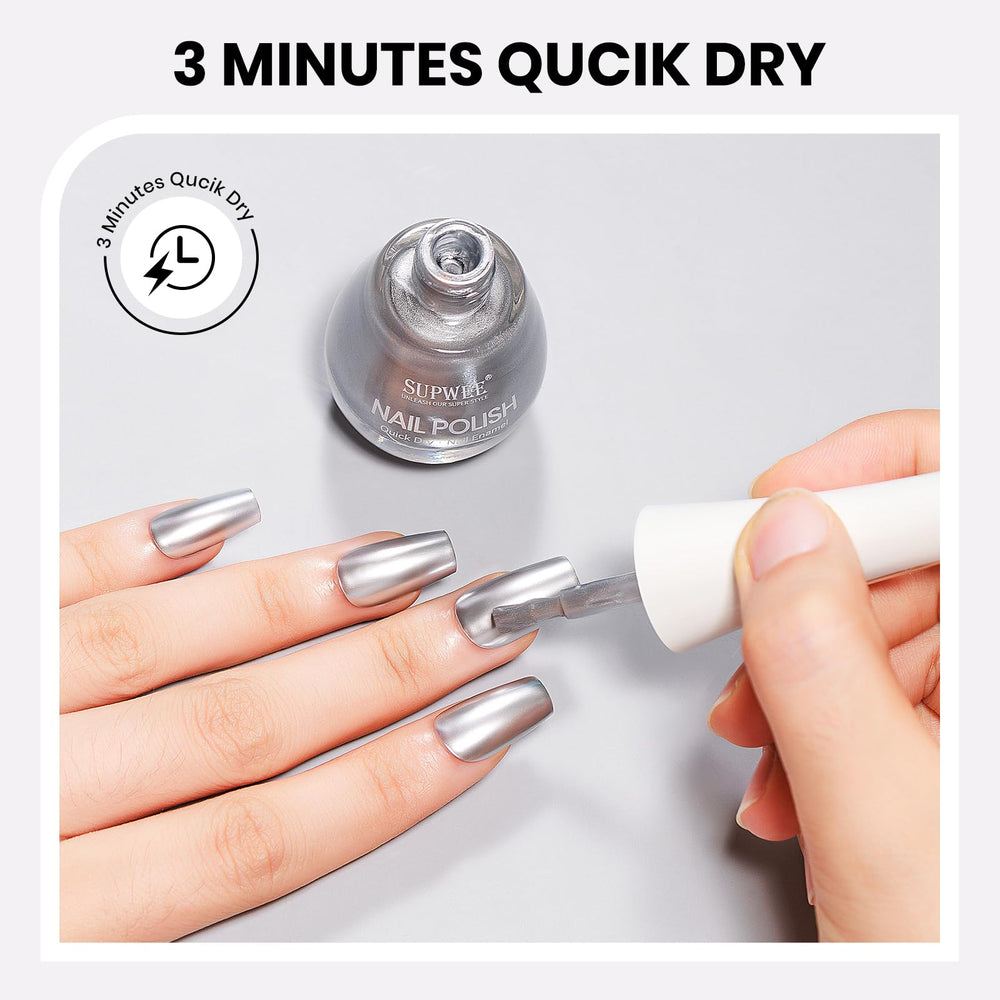SUPWEE Fórmula a base de aceite para mayor durabilidad en uñas.