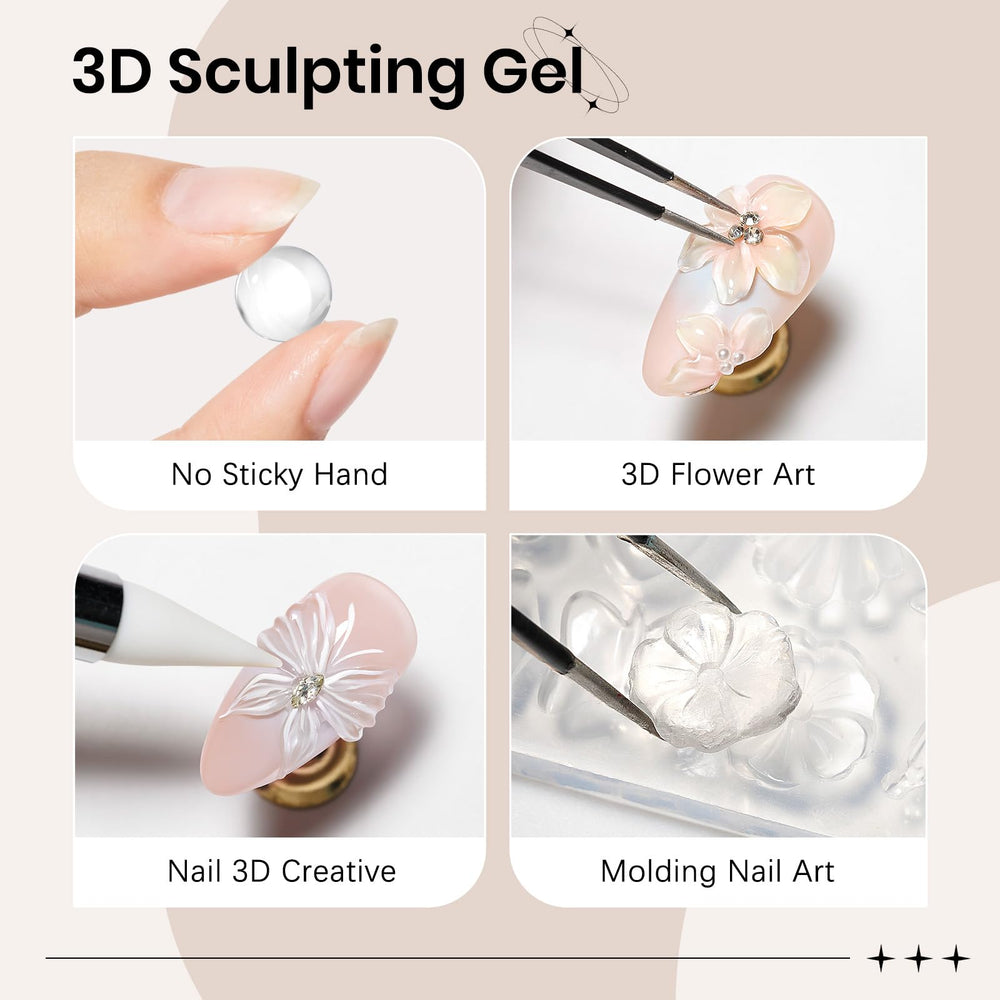 SUPWEE gel sin pegajosidad, aplicación limpia y control de secado.