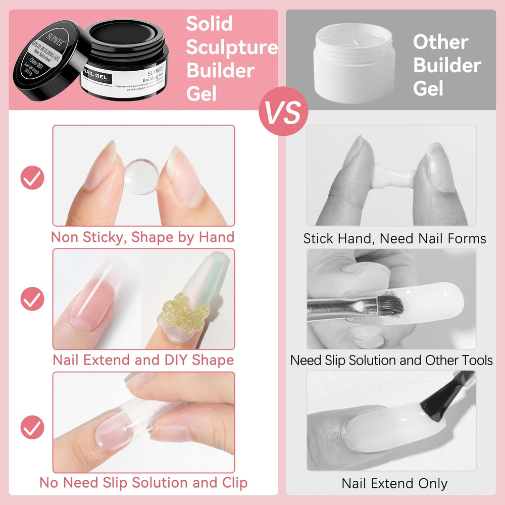 Lima de uñas SUPWEE para alisar y preparar la superficie