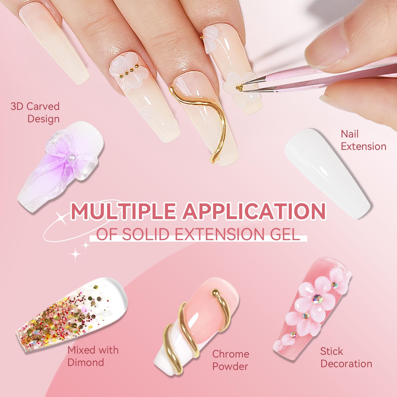 Patrones tallados SUPWEE para diseños detallados en uñas