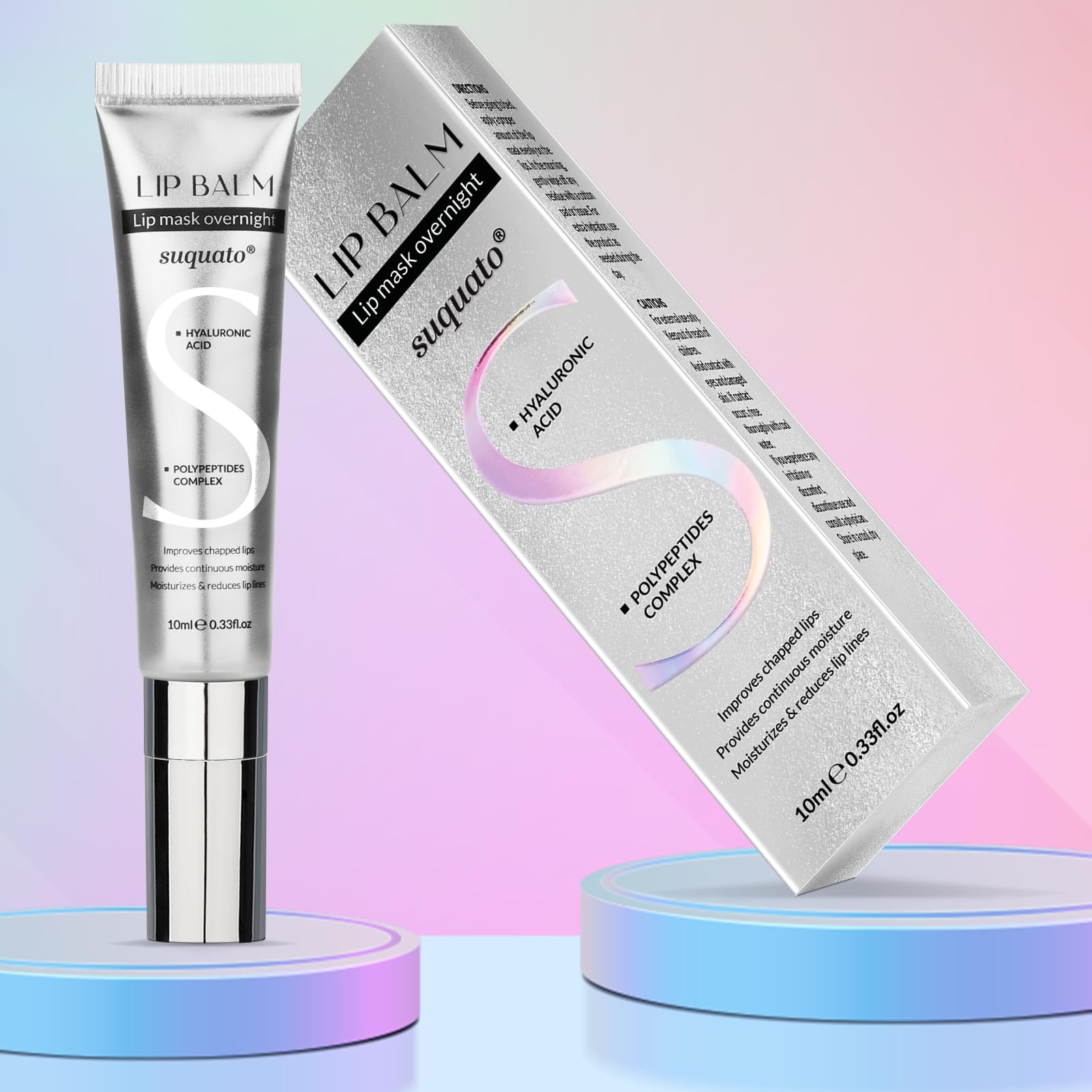 Suquato Labios uso diario mini para labios hidratados y radiantes