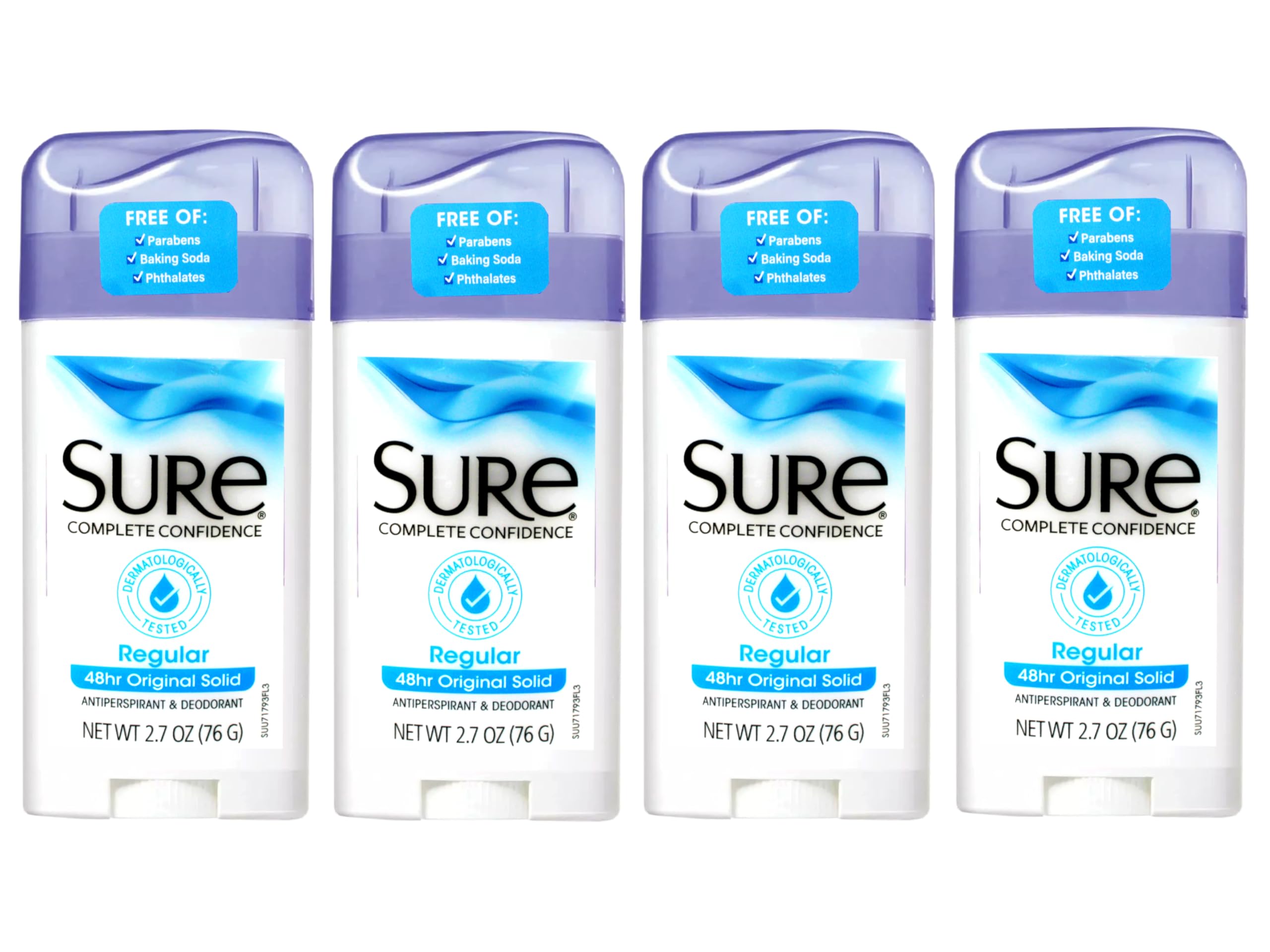 Sure Original Solid Antiperspirant con mandarina, aroma fresco y protección duradera para todo el día.