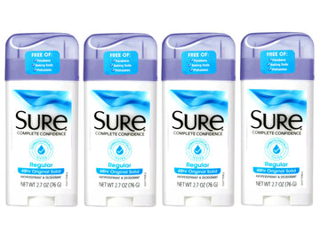 Sure Original Solid Antiperspirant con mandarina, aroma fresco y protección duradera para todo el día.