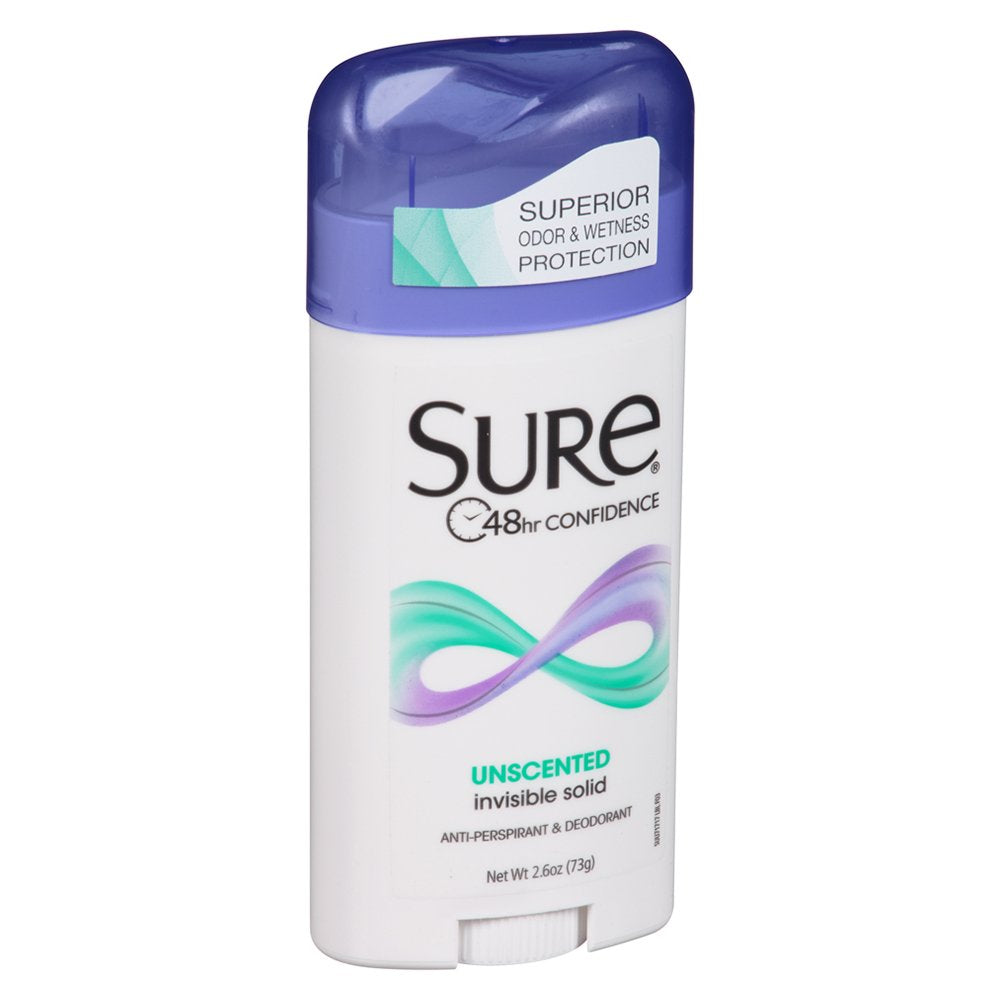 Sure-proteccion-48-horas desodorante sólido sin fragancia para confianza diaria.