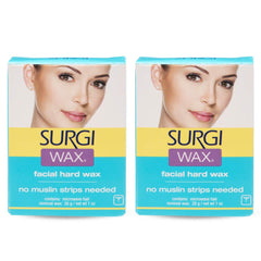 Surgiwax: cera facial dura microondas en envase de 1oz para uso rápido en casa.