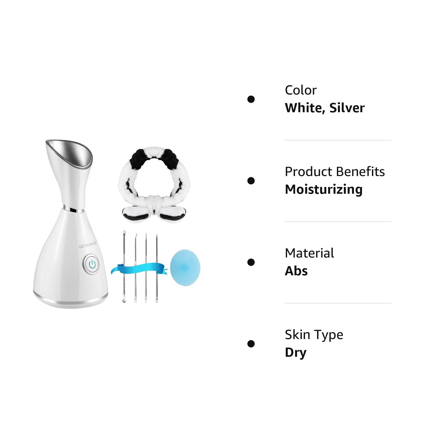 Cepillo facial como complemento de la experiencia de vapor Surwit.