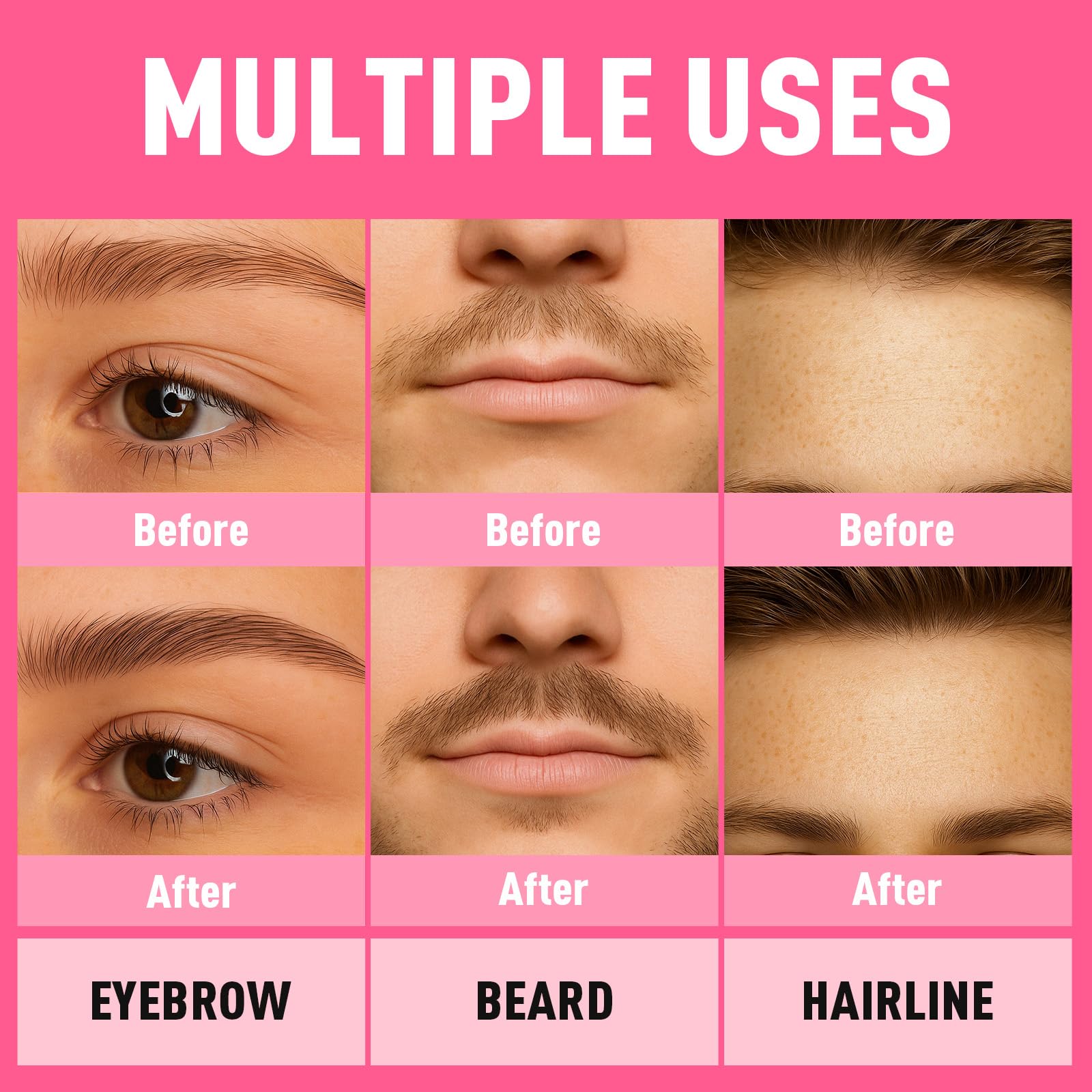 SUSIKEKI aplicación diaria para cejas con aspecto natural