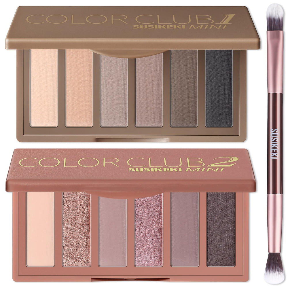 SUSIKEKI paleta sombras mini 12 tonos para estilos intensos.