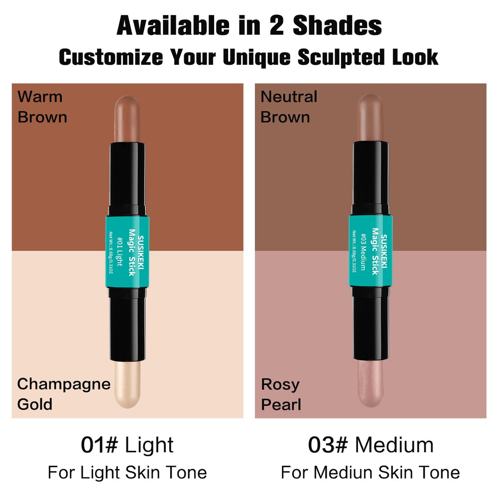 SUSIKEKI Contour Stick: definición de rasgos con difuminado natural.