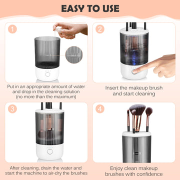 Suteng uso multipropósito para brochas y esponjas de belleza.