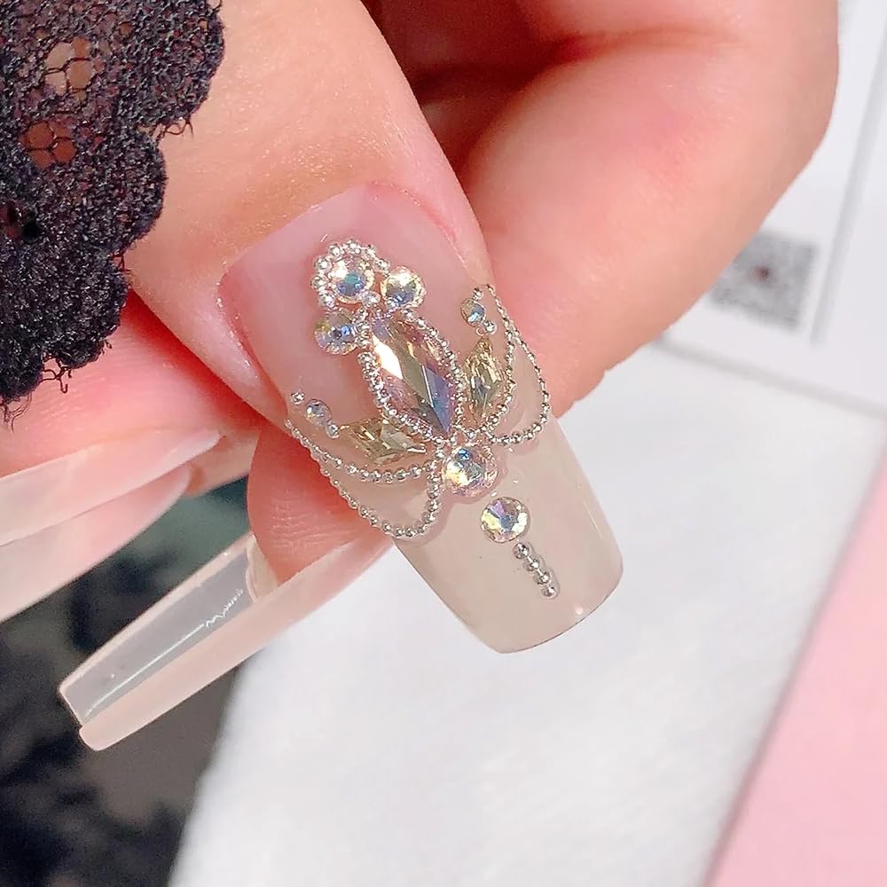 SUTOKAKA caviar conjunto creativo para diseños variados en uñas con plata y oro