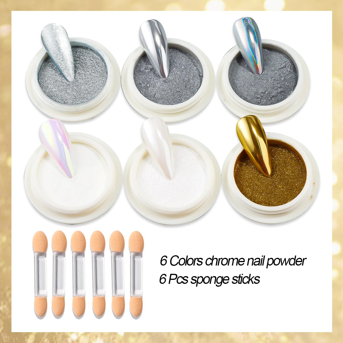 Aplicadores-esponja SUTOZMIWE para sombras, facilitan la difuminación.
