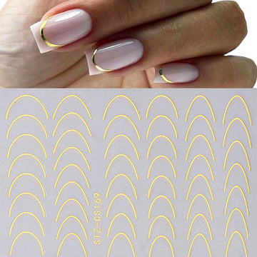 SUTOZMIWE líneas dobles plateadas para diseño moderno.