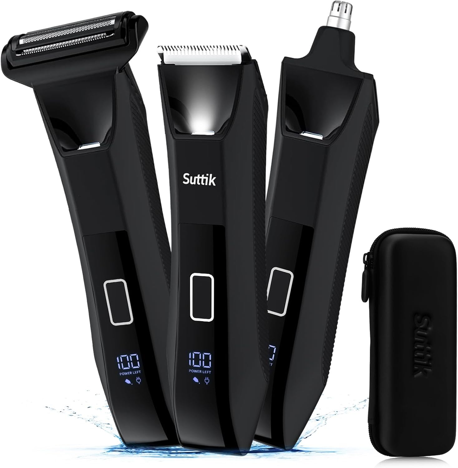 Suttik Manscape con cabezal 3 en 1 para zona inguinal y cuerpo, comodidad diaria