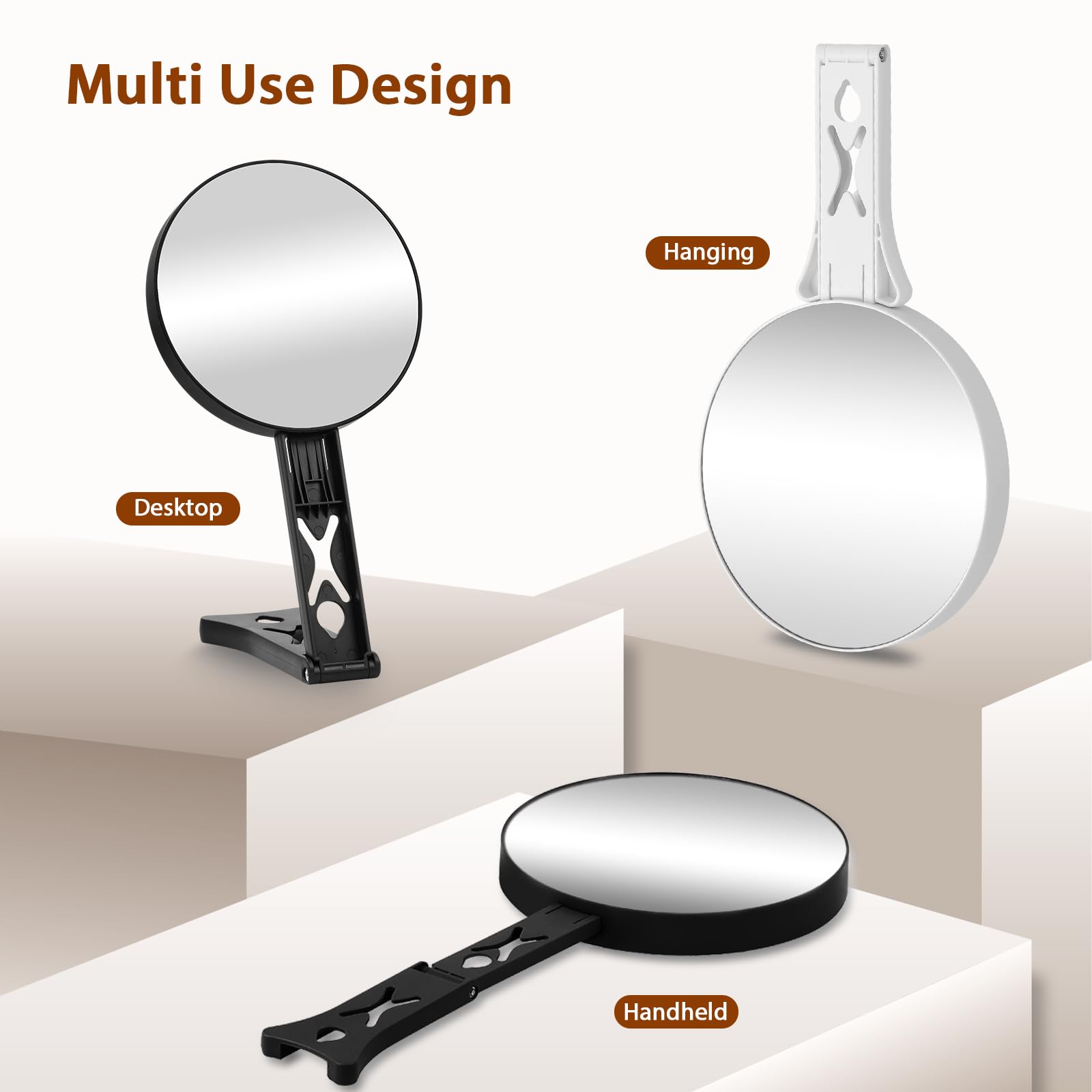 Soporte ajustable de 315° permite usarlo como mesa o mano.