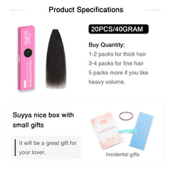 SUYYA: textura suave de pelo remy para un tacto natural