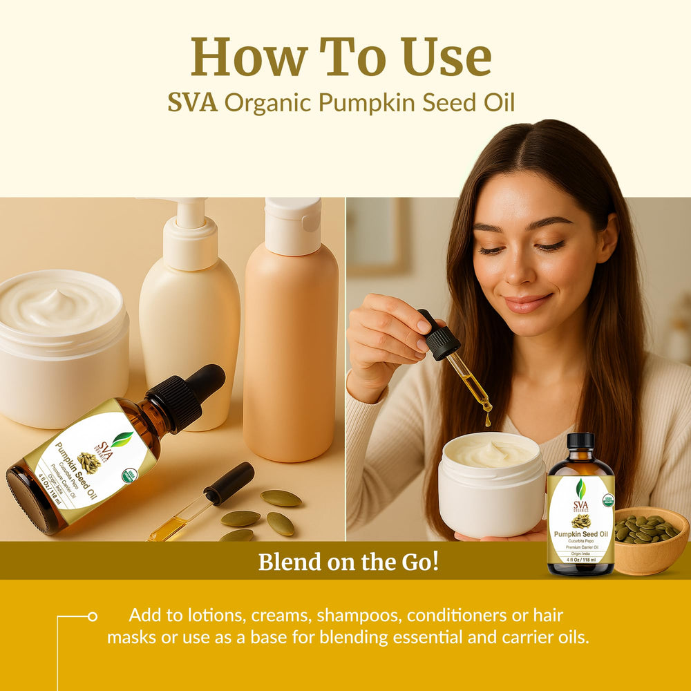 Cuero cabelludo relajado y cuidado con Aceite de Calabaza SVA ORGANICS.