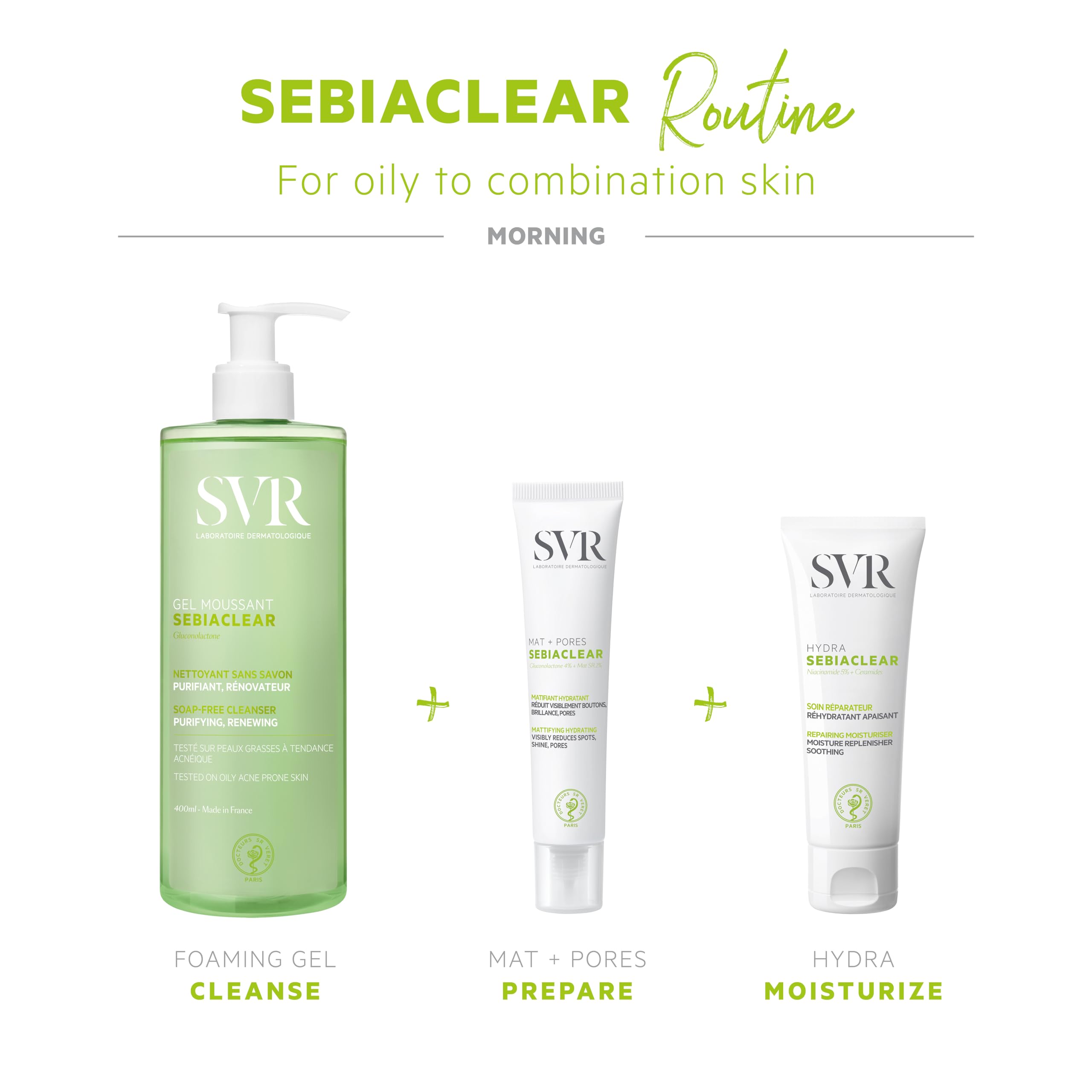 SVR Sebiaclear rutina simple para mejorar imperfecciones y marcas.